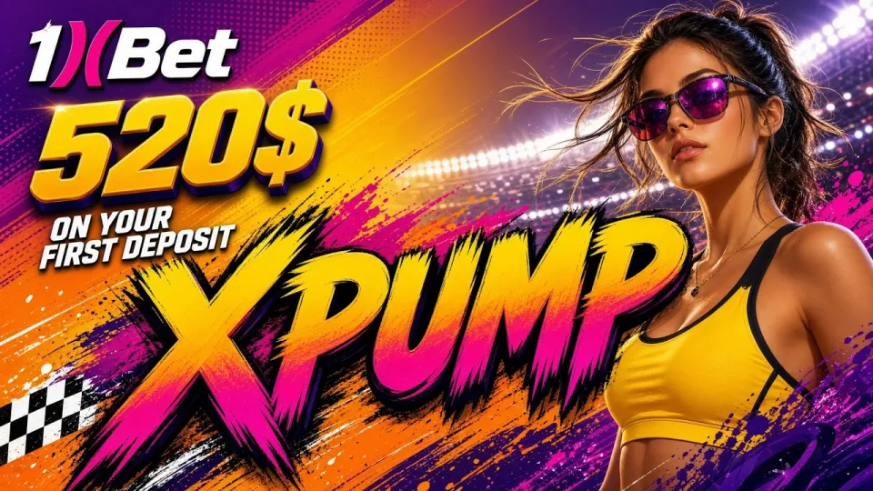What is the 1XBET promo code XPUMP and how do you use it when signing up?